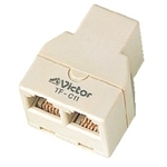 テレホンコネクター　６極４芯タイプ　白色　ＴＦ－Ｃ１１ＷＴ　■お取り寄せ品