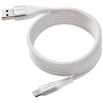 マグピタ　マグネットＵＳＢケーブル　丸形　ラウンド　ＰＤ６０Ｗ　Ａ＆Ｃ　ｔｏ　Ｃ　１．５ｍ　ホワイト　■お取り寄せ品