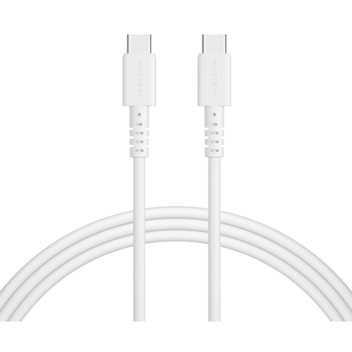 ＭＯＴＴＥＲＵ　ＵＳＢ－ＣｔｏＣシリコンケーブ　２ｍ　エアリーホワイト　ＭＯＴ－ＳＣＢＣＣＧ２００－ＷＨ　■お取り寄せ品