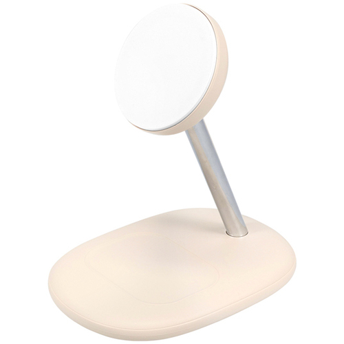 ＭＯＴＴＥＲＵ　２ｉｎ１マグネットワイヤレス充電器　アーモンドミルク　ＭＯＴ－ＱＩ１５Ｗ０５－ＥＣＡＭ　■お取り寄せ品