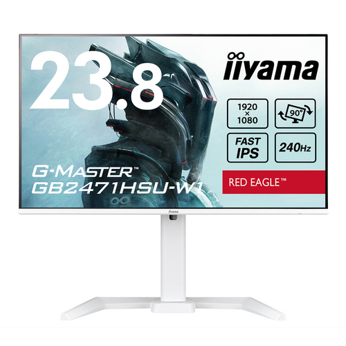 液晶ディスプレイ　２３．８型／１９２０&times;１０８０／ホワイト　ＧＢ２４７１ＨＳＵ－Ｗ１　■２営業日内届