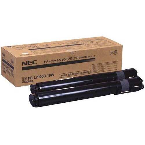 純正トナーＰＲ－Ｌ２９００Ｃ－１９Ｗ　黒（２個入）