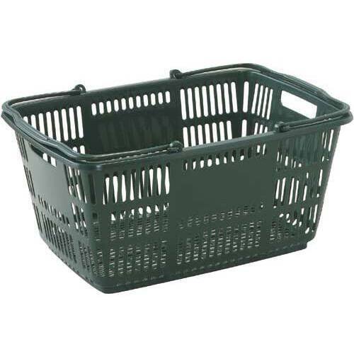 ショッピングバスケット３３Ｌ　Ｄグリーン　２５個入