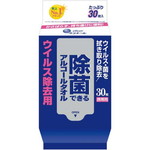 除菌できるアルコールタオルウイルス除去　３０枚