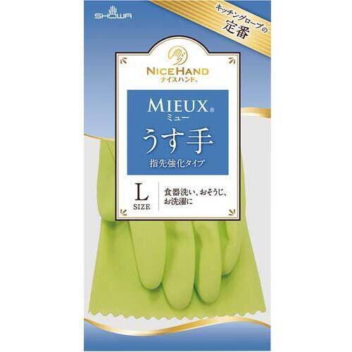 ナイスハンドミュー薄手　Ｌグリーン　１双