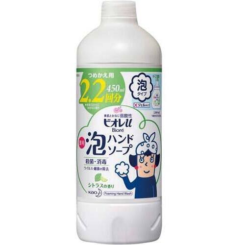 ビオレｕ　泡ハンドソープ　シトラス　詰替４３０ｍｌ