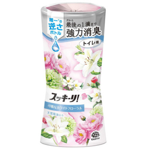 スッキーリ！トイレ用可憐なホワイトフローラル