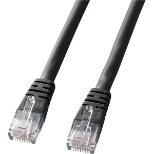 エンハンスドカテゴリ５単線ＬＡＮケーブル（５ｍ・ブラック）　ＫＢ－Ｔ５Ｔ－０５ＢＫＮ　■お取り寄せ品