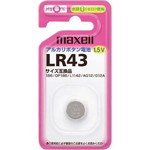 アルカリボタン電池　ＬＲ４３×５