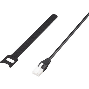 ツメ折れないＣａｔ６　ＬＡＮケーブル　結束バンド付　０．３ｍ　ブラック　ＢＬ６ＴＮＹＫ０３ＢＫ　■お取り寄せ品