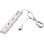 ２ピン式電源タップ　７個口　２ｍ　ホワイト　集中スイッチ付　ＢＴＭＷＳＫＬ２７２０ＷＨ　■お取り寄せ品