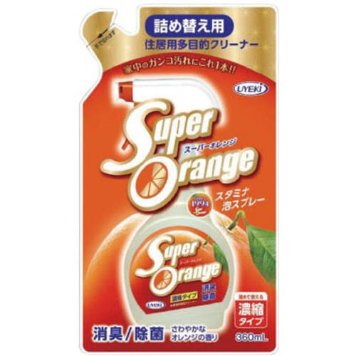 スーパーオレンジ消臭除菌泡タイプＮ詰替３６０ＭＬ　【お取り寄せ品】７営業日以内届