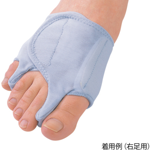 外反母趾・内反小趾サポーター［ソルボ・固定薄型］　右足用Ｌ　２５．５～２７．０ｃｍ　６３２２８　８－８１７９－０６