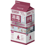 スコッティ　ウェット　消毒　アル　詰替　７０枚