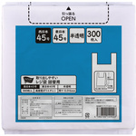 取り出しやすい箱入りレジ袋４５号半透明　詰替用×８