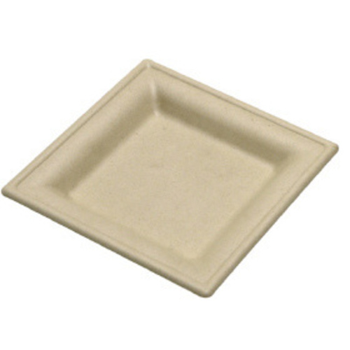 バガスモールドスクエアプレート１６ｃｍ　５０Ｐ