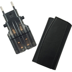 海外用変換プラグ　ケース付き　サスケ３　（スモーク）　ＷＰ－８９Ｍ　■お取り寄せ品