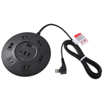 丸形ＵＳＢタップ　６個口　ＰＤ２０Ｗ　ブラック　ＷＬＳ－Ｒ６３２２ＢＵＣ（ＢＫ）　■お取り寄せ品