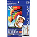 写真用紙　印画紙原紙　高光沢　２Ｌ判　２０枚