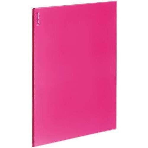 ポケットファイル&alpha;６Ｐ＜ノビータ&alpha;＞桃１０冊