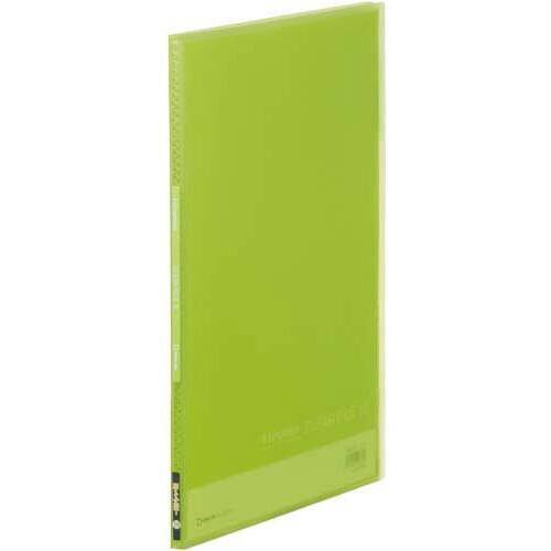 シンプリーズクリアーファイル　（透明）１０Ｐ黄緑　１０冊入