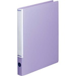 マニュアルリングファイル　背幅３２ｍｍＡ４縦　紫　１０冊