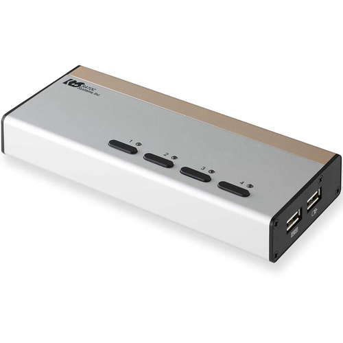 ＤＶＩパソコン切替器（４台用）　ＲＳ－４３０ＵＤＡ　■お取り寄せ品