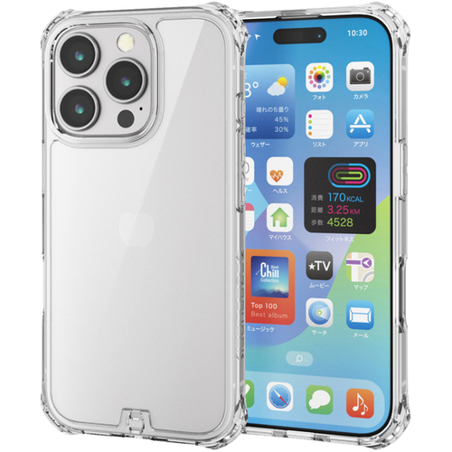ｉＰｈｏｎｅ１６Ｐｒｏ／ケース／ＺＥＲＯＳＨＯＣＫ／インビジブル／クリア　ＰＭ－Ａ２４ＣＺＥＲＯＴ２ＣＲ　■お取り寄せ品