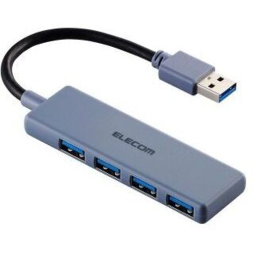 ＵＳＢ　ＨＵＢ／ＵＳＢ５Ｇｂｐｓ／バスパワー／４ポート／ネイビー　Ｕ３Ｈ－Ｈ０４０ＮＶ　■お取り寄せ品