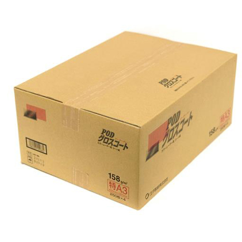 ＰＯＤグロスコート紙＜１５８＞４５０&times;３２０ｍｍＹ目　２５０枚&times;４冊