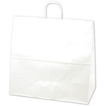 手提げバッグ　１０Ｐ白無地　特大角　【お取り寄せ品】７営業日以内届