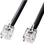 モジュラーケーブル（ブラック・１ｍ）　ＴＥＬ－Ｎ１－１ＢＫＮ２　■お取り寄せ品