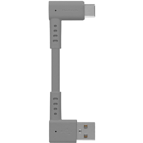 ＵＳＢケーブル／Ａ－Ｃ／Ｌ字コネクタ／９ｃｍ／グレー　ＯＷＬ－ＣＢＫＴＣ１ＬＲ－ＧＹ　■お取り寄せ品