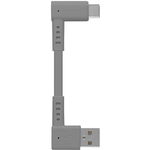 ＵＳＢケーブル／Ａ－Ｃ／Ｌ字コネクタ／９ｃｍ／グレー　ＯＷＬ－ＣＢＫＴＣ１ＬＲ－ＧＹ　■お取り寄せ品