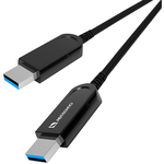 ５Ｇｂｐｓ専用　光ファイバＵＳＢケーブル　Ａ（オス）－Ａ（オス）　１５ｍ　ＡＵＮ－１Ｍ１－０１５　■お取り寄せ品