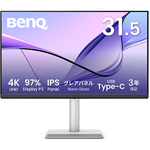 Ｍａｃ向け４Ｋモニター　３１．５型／３８４０&times;２１６０／シルバー　ＭＡ３２０ＵＰ　■２営業日内届