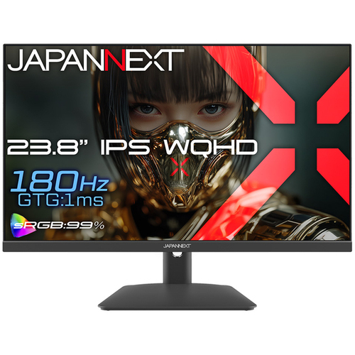 ゲーミングディスプレイ　２３．８型／２５６０&times;１４４０／ブラック　ＪＮ－ＩＰＳ２３８Ｇ１８０Ｑ２　■２営業日内届