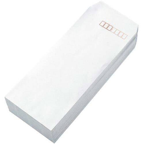 地紋入ケント封筒　テープ付　長４　１００枚入&times;１０