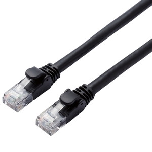 ＬＡＮケーブル／ＣＡＴ６Ａ／スタンダード／５ｍ／ブラック　■お取り寄せ品