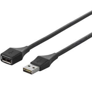 どっちもＵＳＢ２．０　Ａ　ｔｏ　Ａ　延長ケーブル　２．０ｍ　ブラック　■お取り寄せ品