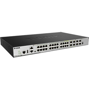 １０／１００／１０００ＢＡＳＥ－Ｔ×２４ポート　スタッカブル　ＤＧＳ－３６３０－２８ＴＣＭＩ／Ａ２　■お取り寄せ品