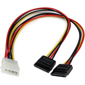 ３０ｃｍ 電源分岐変換ケーブル ペリフェラル電源コネクタ ４ピン ２ｘ ｓａｔａ電源コネクタ １５ピン イー クイックス インターネットショップ
