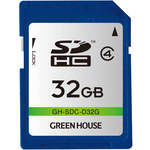 ＳＤＨＣカード　クラス４　３２ＧＢ　ＧＨ－ＳＤＣ－Ｄ３２Ｇ　■２営業日内届