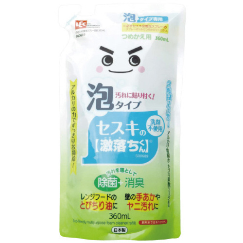 激落ちくん　セスキ密着泡スプレー　詰替　３６０ｍｌ
