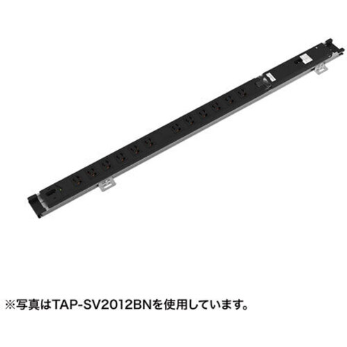 １９インチサーバーラック用コンセント（１５Ａ）　ＴＡＰ－ＳＶ１５９ＢＮ　■お取り寄せ品