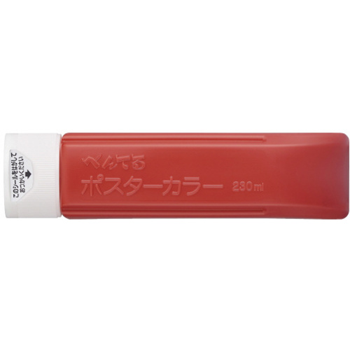 ポスターカラークラス用２３０ｍｌ単色あか&times;５
