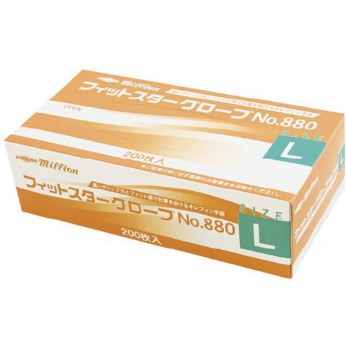 フィットスターグローブ　Ｌ　２００枚入×１０