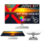 液晶ディスプレイ　２７型／２５６０×１４４０／ホワイト　ＪＮ－ＩＰＳ２７ＷＱＨＤＲ－Ｃ６５Ｗ－ＦＬＤ－Ｔ　■お取り寄せ品
