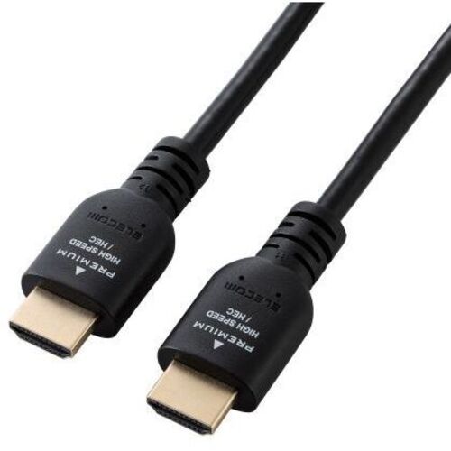 ＨＤＭＩケーブル／Ｐｒｅｍｉｕｍ／スタンダード／２．０ｍ／ブラック　ＤＨ－ＨＤＰＳ１４Ｅ２０ＢＫ２　■お取り寄せ品