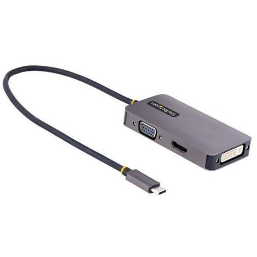 ディスプレイアダプター／ＵＳＢＴｙｐｅ－Ｃ接続／シングルモニター／４Ｋ６０ＨｚＨＤＭＩ／ＤＶＩ／ＶＧＡ　■お取り寄せ品